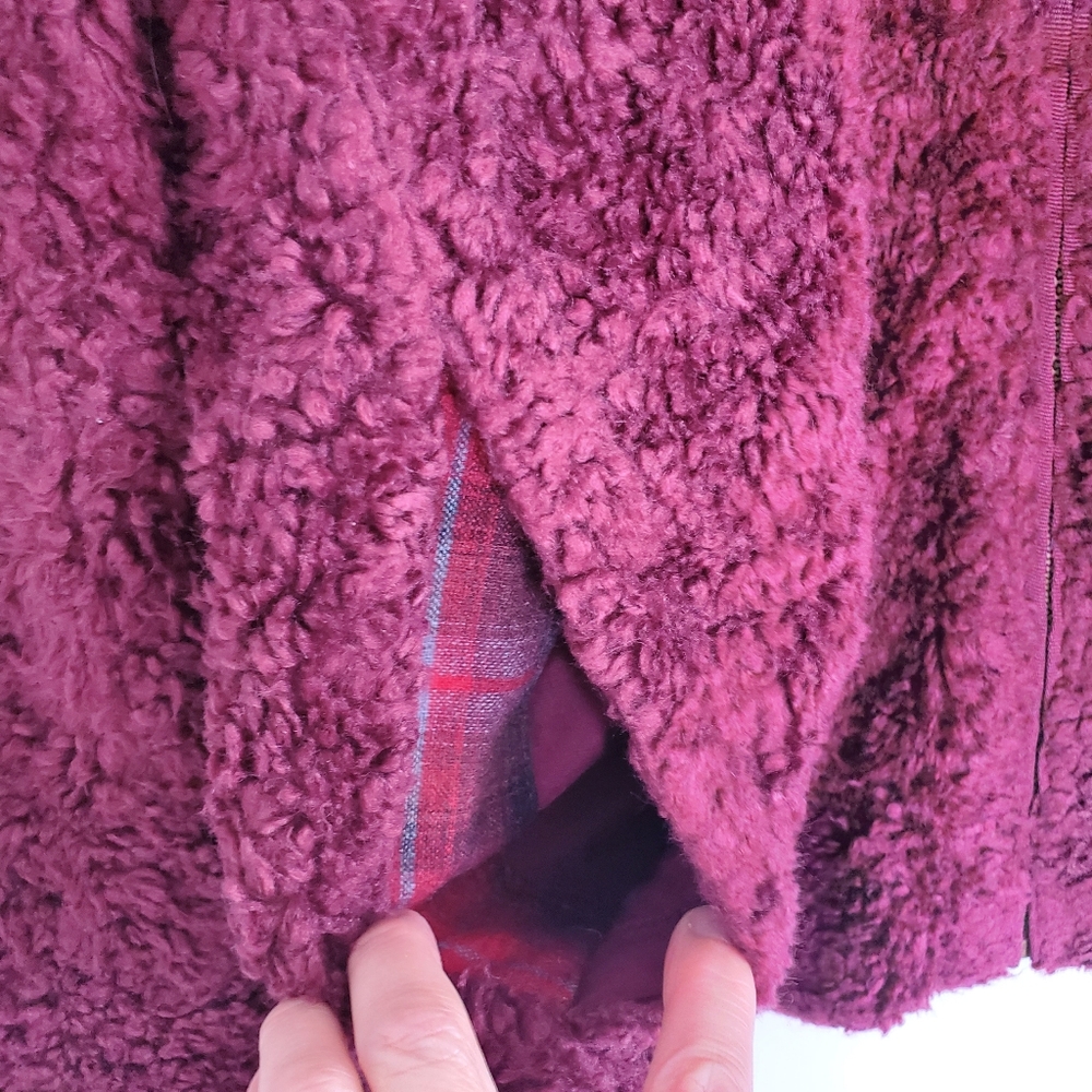 Pendleton High Pile Wool Blend Fleece Jacket Wome… - image 3